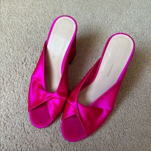 Hot Pink Loeffler Randall Laurel Heels 38